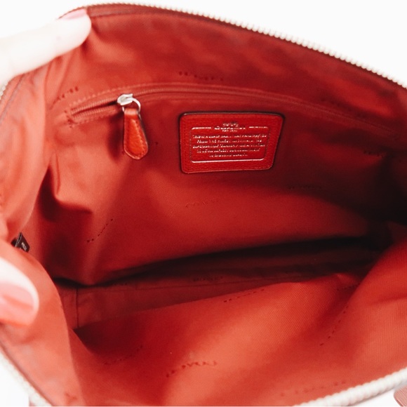 COACH Red Medium sized handbag - Picture 4 of 5